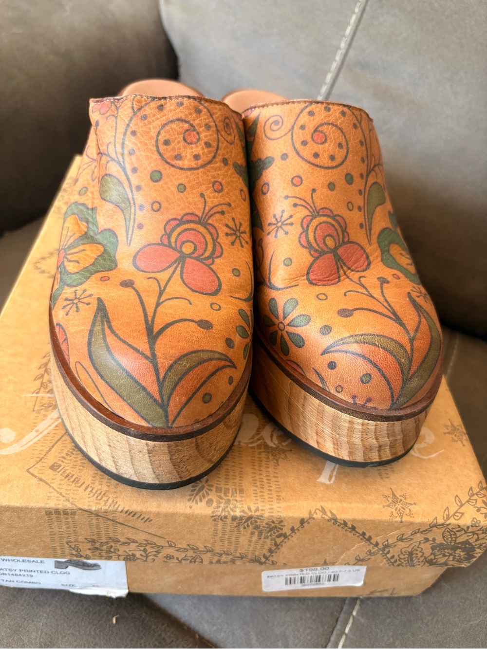 Free People Patsy Printed Clogs - Picture 3 of 11
